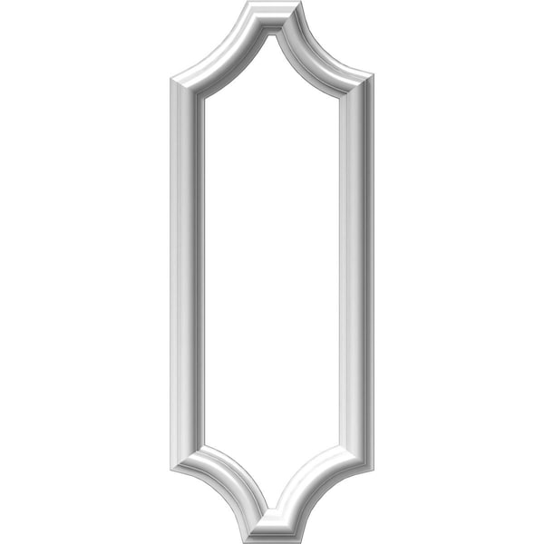 Ekena Millwork 8"W x 24"H x 1/2"P Ashford Molded Scalloped Wainscot Wall Panel PNL08X24AS-02 - main